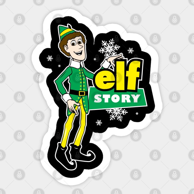 Elf Story Sticker by WarbucksDesign